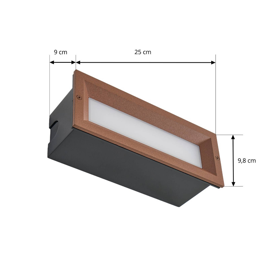 Applique extérieure en aluminium moderneLED