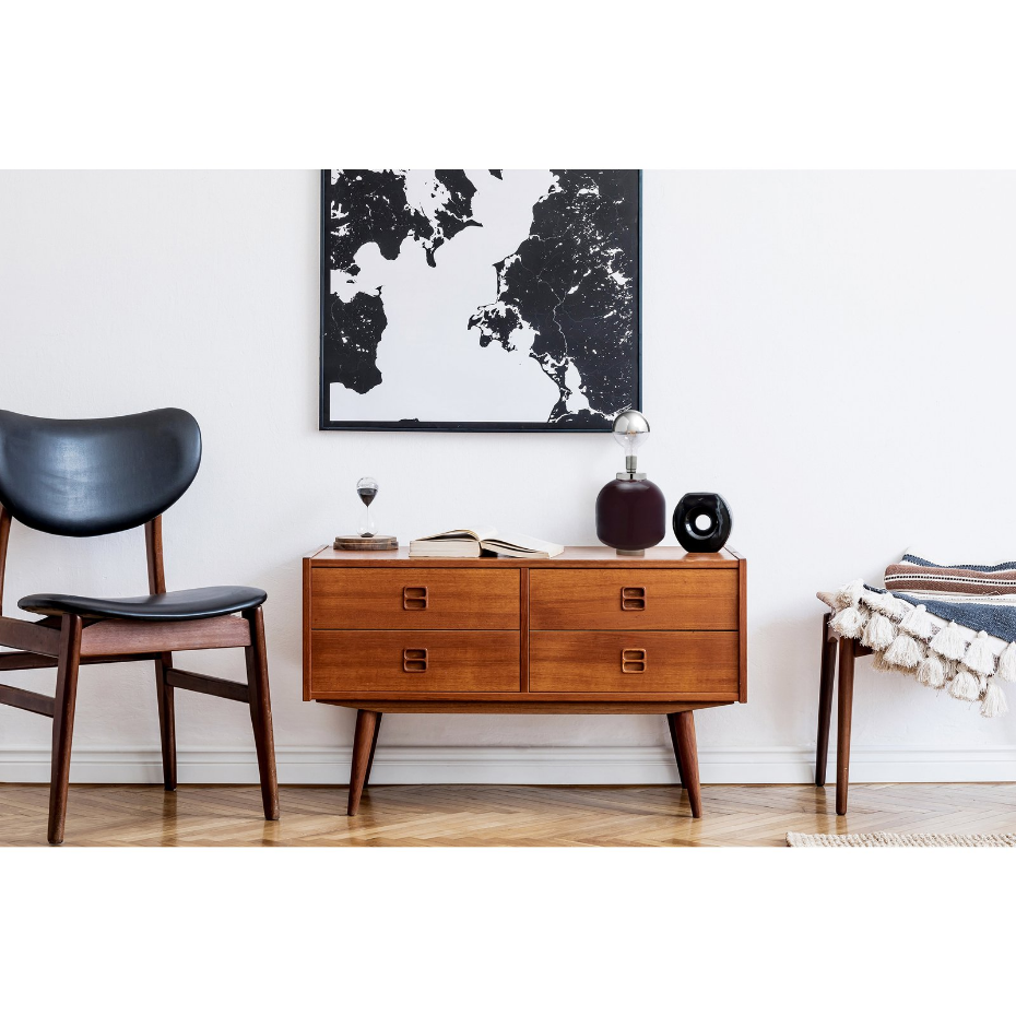 Lampe de salon en fer Art deco 125