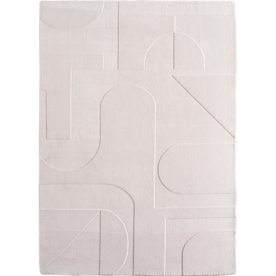 Tapis de salon à relief motif design LENNY