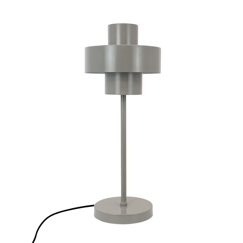Lampe à poser en métal gris STOKE