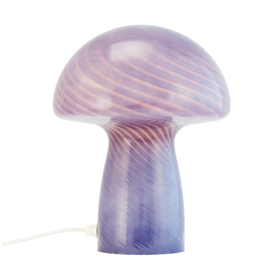 Lampe à poser en verre h23cm Jenny