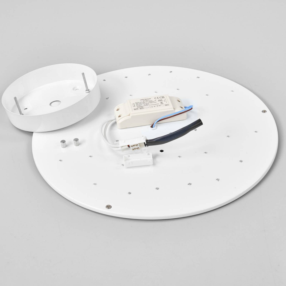 Plafonnier en textile moderneLED, Saira