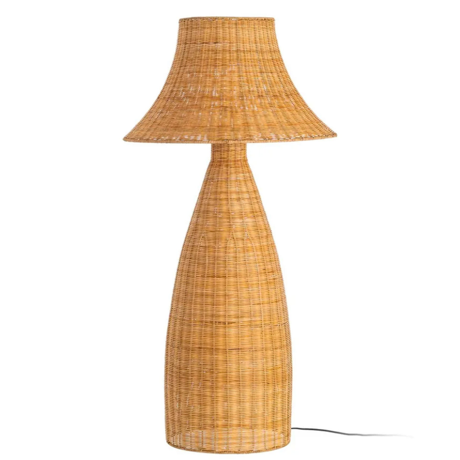 Lampadaire rotin tressé 60x60x118.5cm