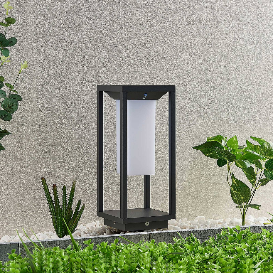 Lampe solaire en verre moderneLED, Eliel