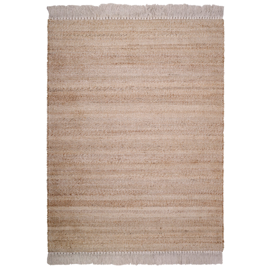 Tapis jute et coton LENNY`