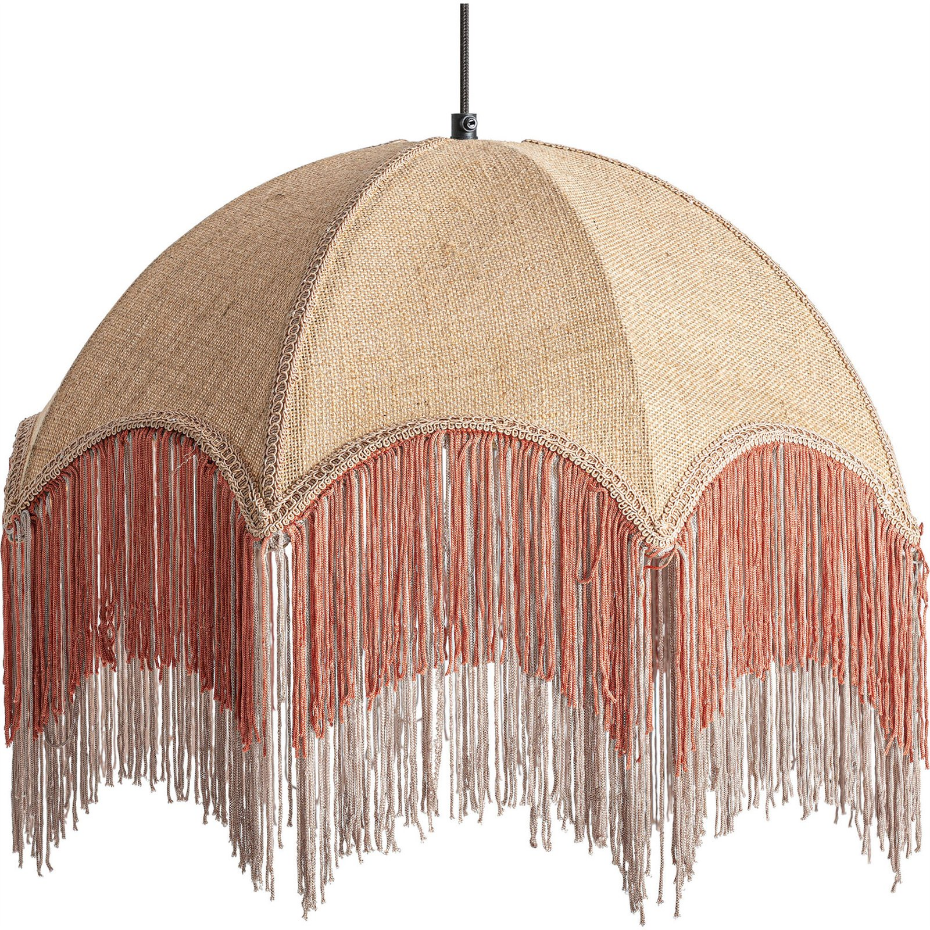 Lustre suspendu en jute style provençal