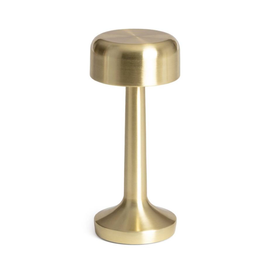 Lampe de table intérieur LED métal doré Ø9cm DAVID