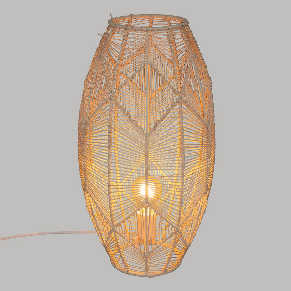 Lampe à poser rotin tressé KITA