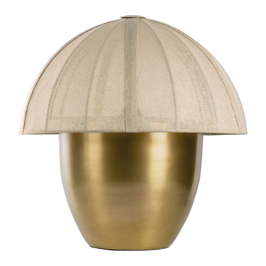 Lampe HÉLOÏSE métal et AJ tissu