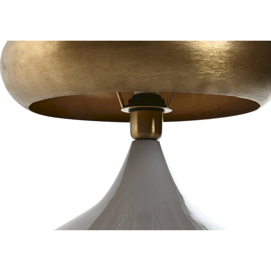 Lampe de table en métal rond Moderno