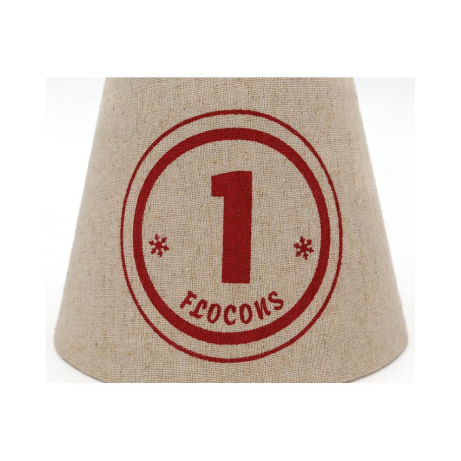 Abat-jour en lin et coton Numero piste