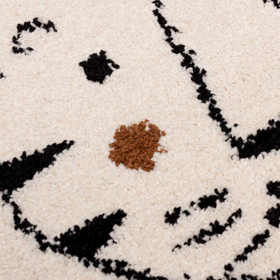 Tapis enfant rectangulaire en polypropylène Tigre YellowTipi