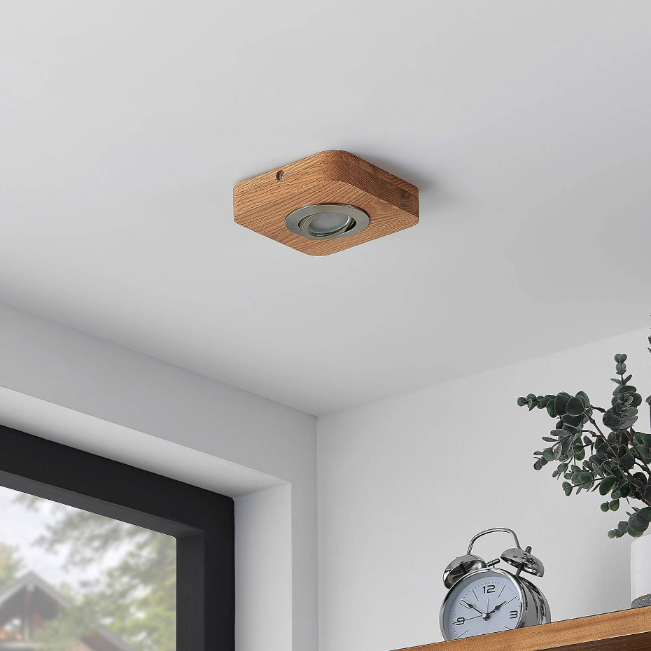 Plafonnier en bois moderneLED, Mikari