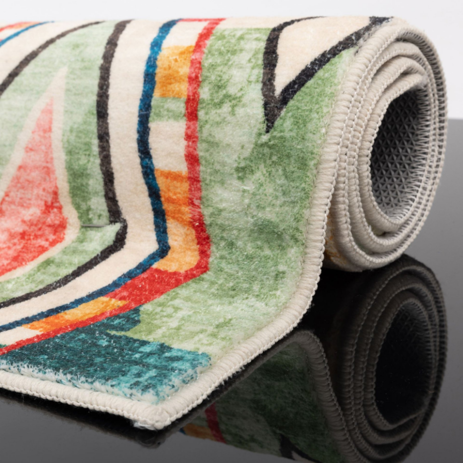 Tapis de bain moelleux aux couleurs vives - ARIELLA