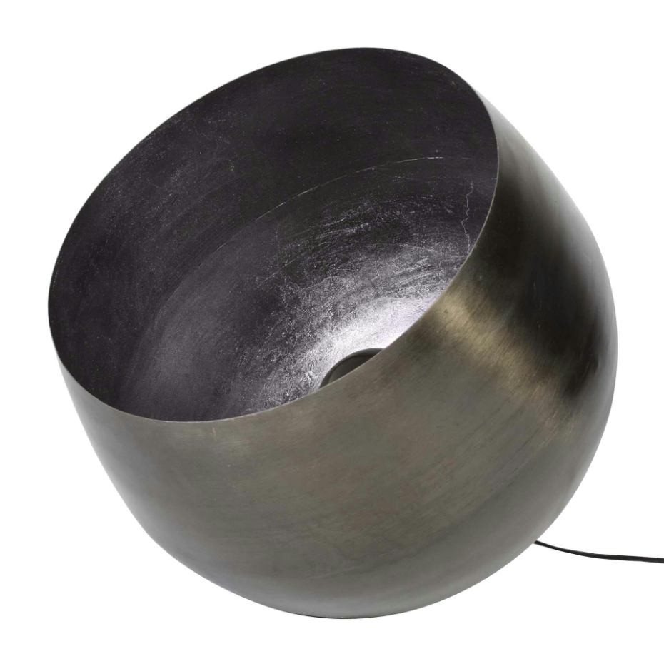 Lampe à poser industrielle cloche noire XL TRIBECA