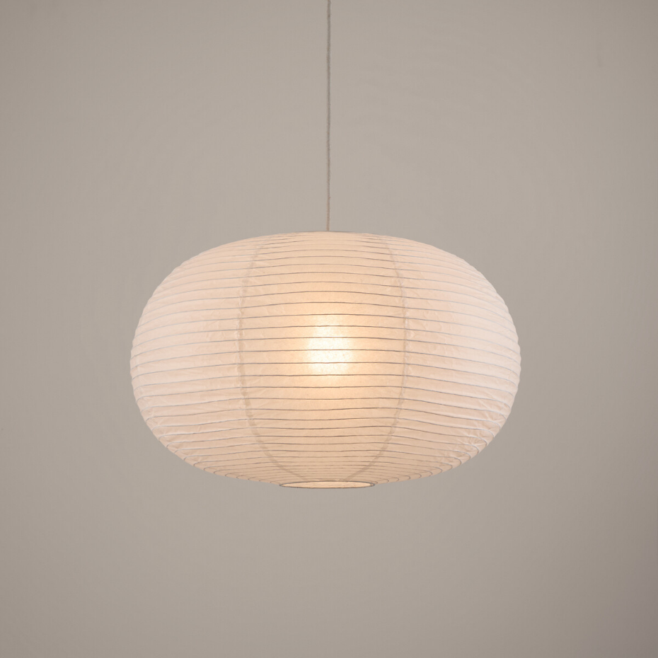 Suspension boule en papier de riz, diamètre 50 cm, LUNEA