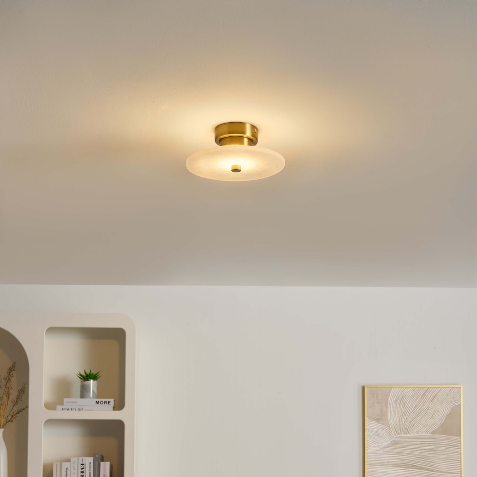 Applique ou spot marbre rond LED - LILASEA