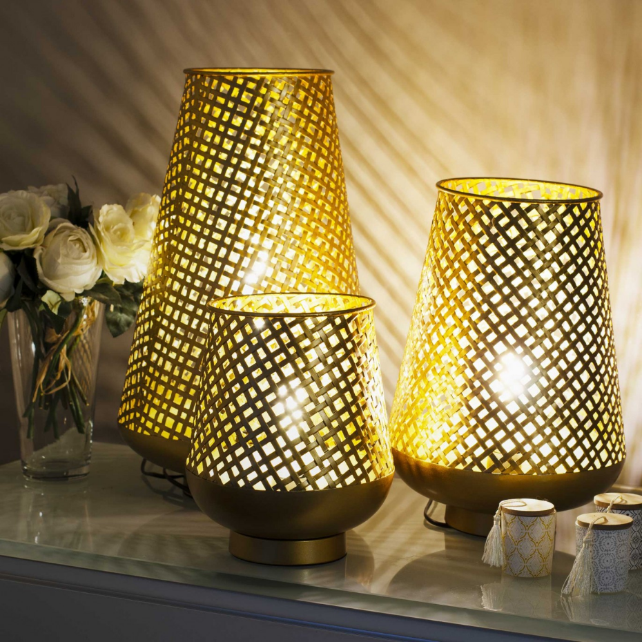 Lampe à poser en métal moyen modèle, TANIS