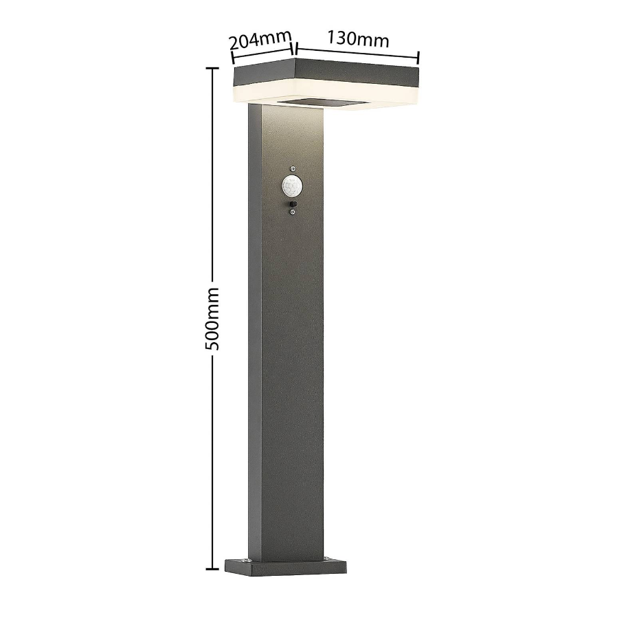 Lampe solaire en aluminium moderneLED, Laira