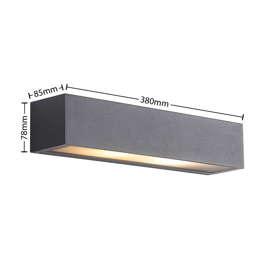 Applique extérieure en aluminium moderne