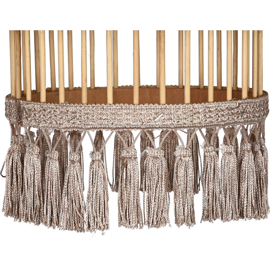 Suspension en rotin et polyester rond Urban