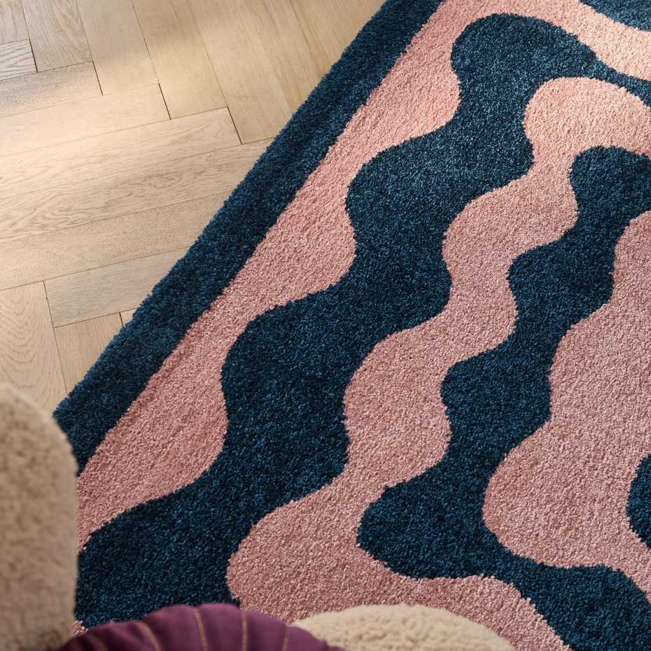 Tapis de salon rétro année 70  GROOVY