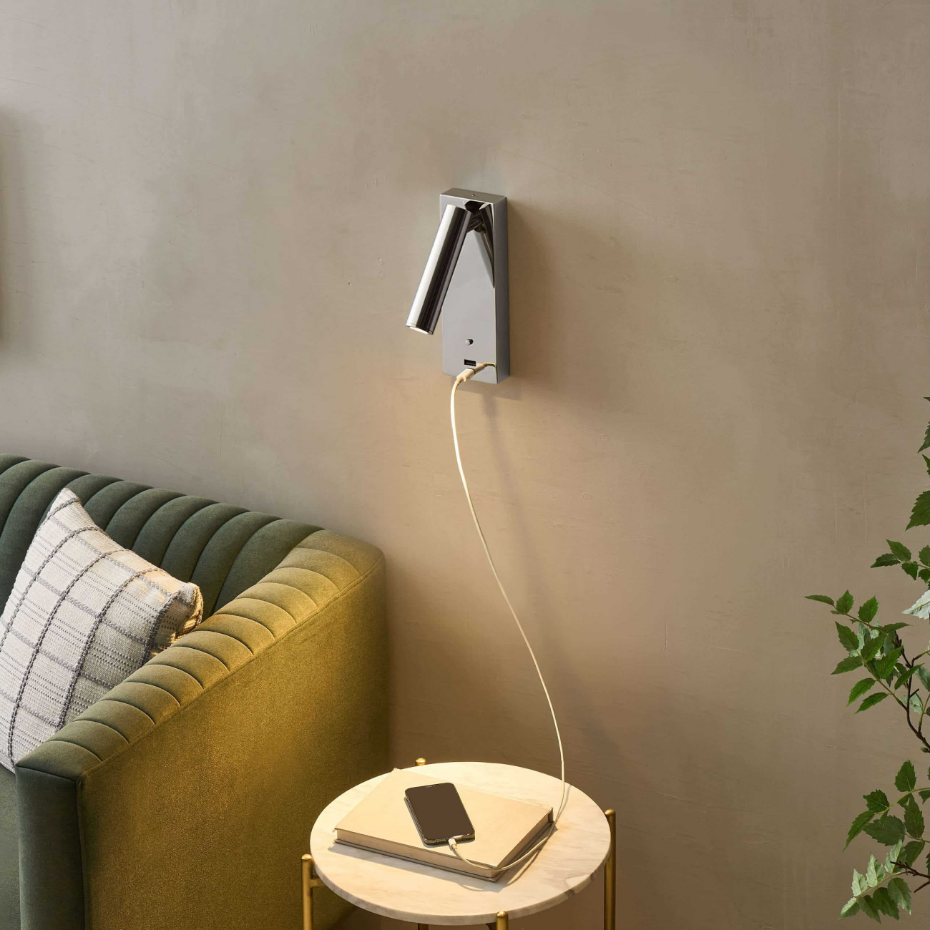 Applique liseuse avec ports USB - TOFINO