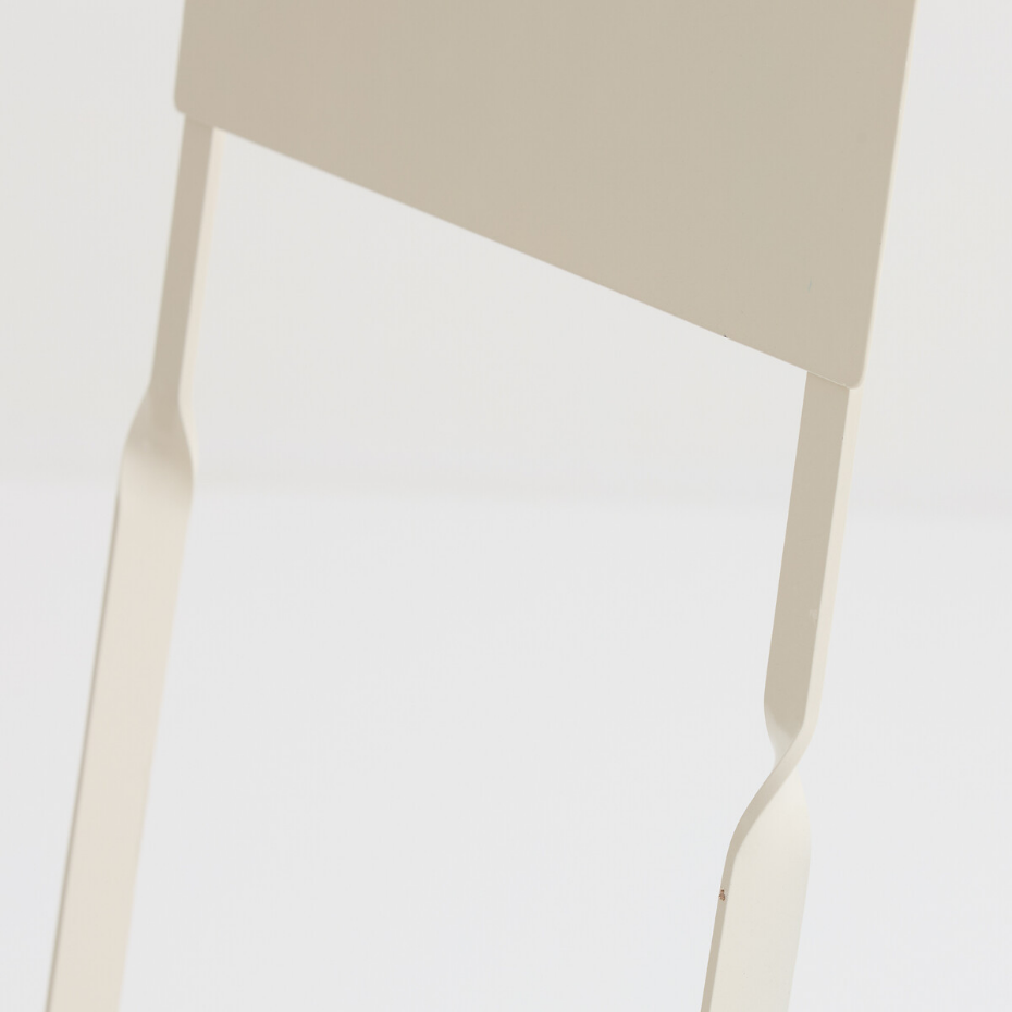 Lot de 2 chaises pliantes métal fer, Ozevan