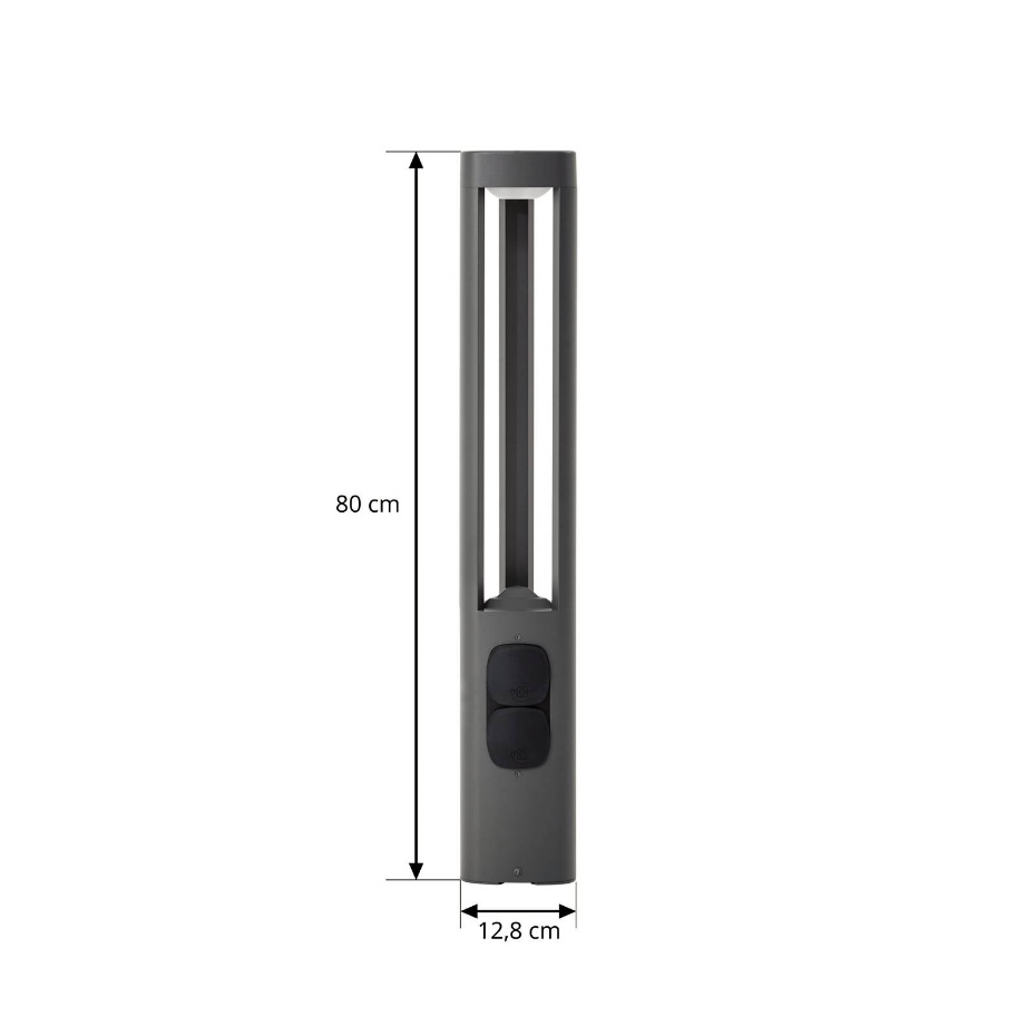 Luminaire extérieur en aluminium moderneLED