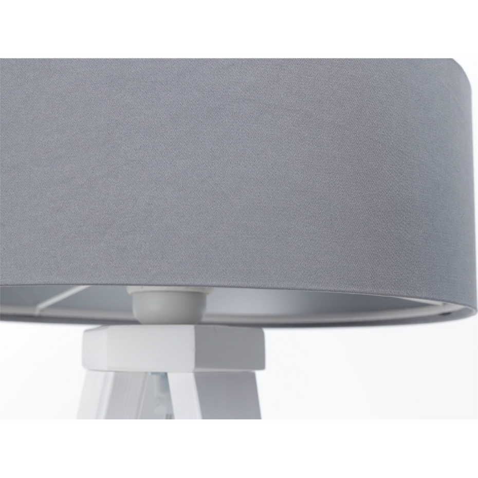 Lampe à poser ronde en tissu Duo ellegant