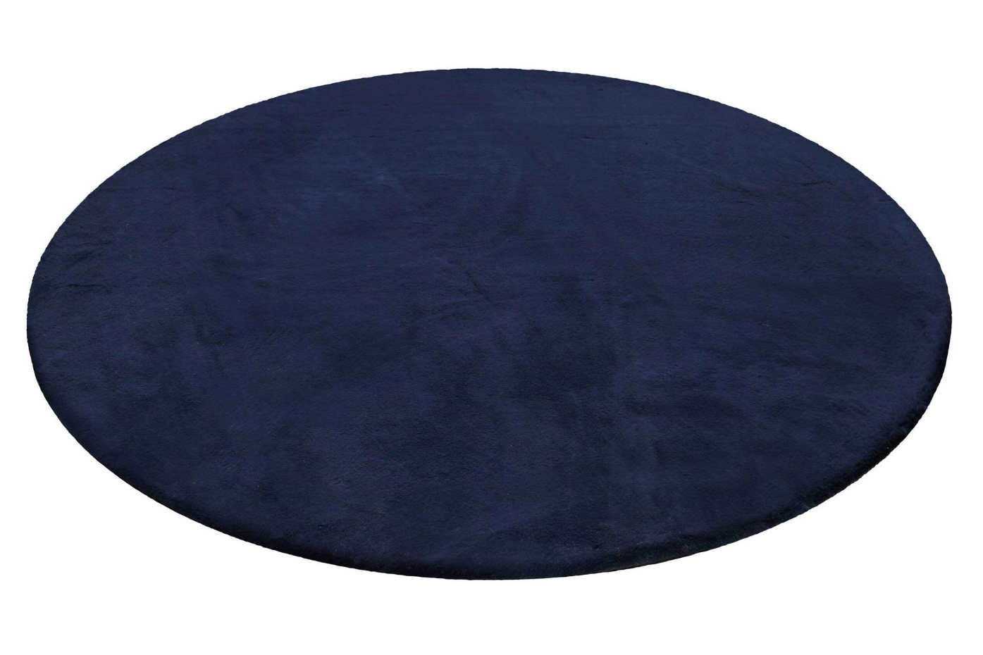 Tapis rond très moelleux à poils longs ,  Alice