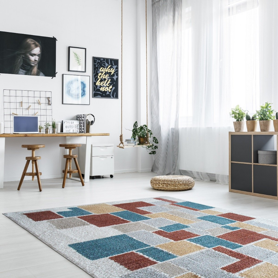 Tapis salon contemporain  / HORIZON PATCH