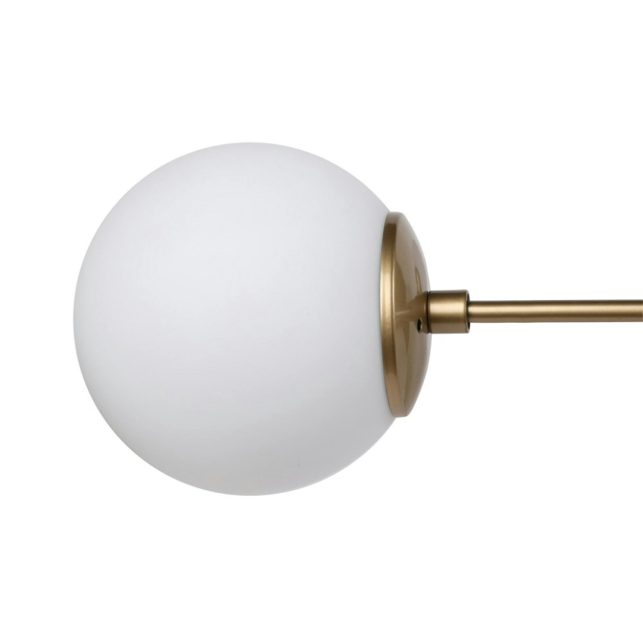 Suspension design 6 globes en verre SIERRE