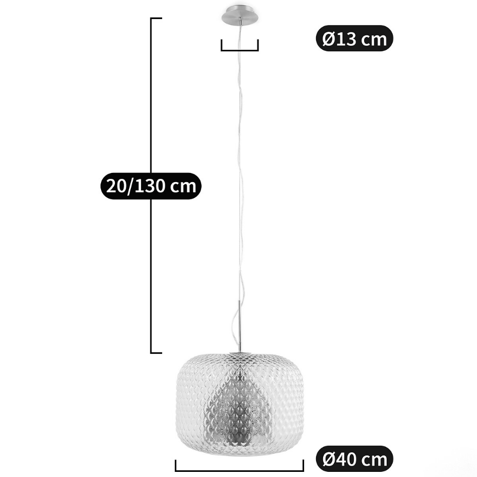 Suspension simple Ø40 cm, Mistinguett