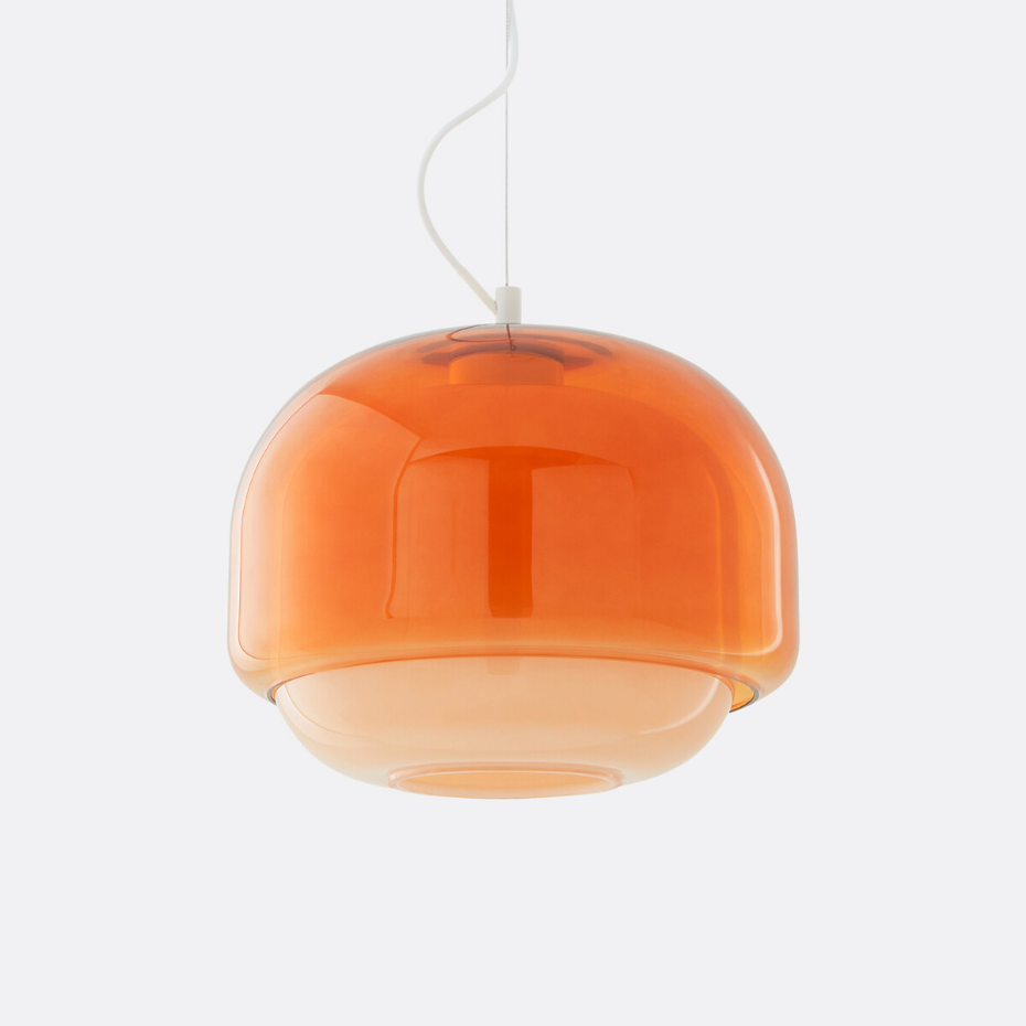Suspension en verre coloré Ø30,5 cm, KINOKO