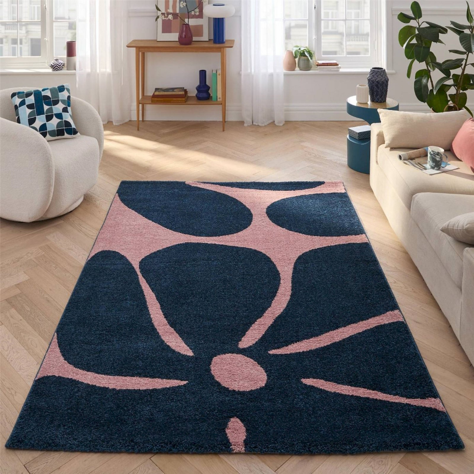 Tapis rectangulaire en polypropylène Groovy
