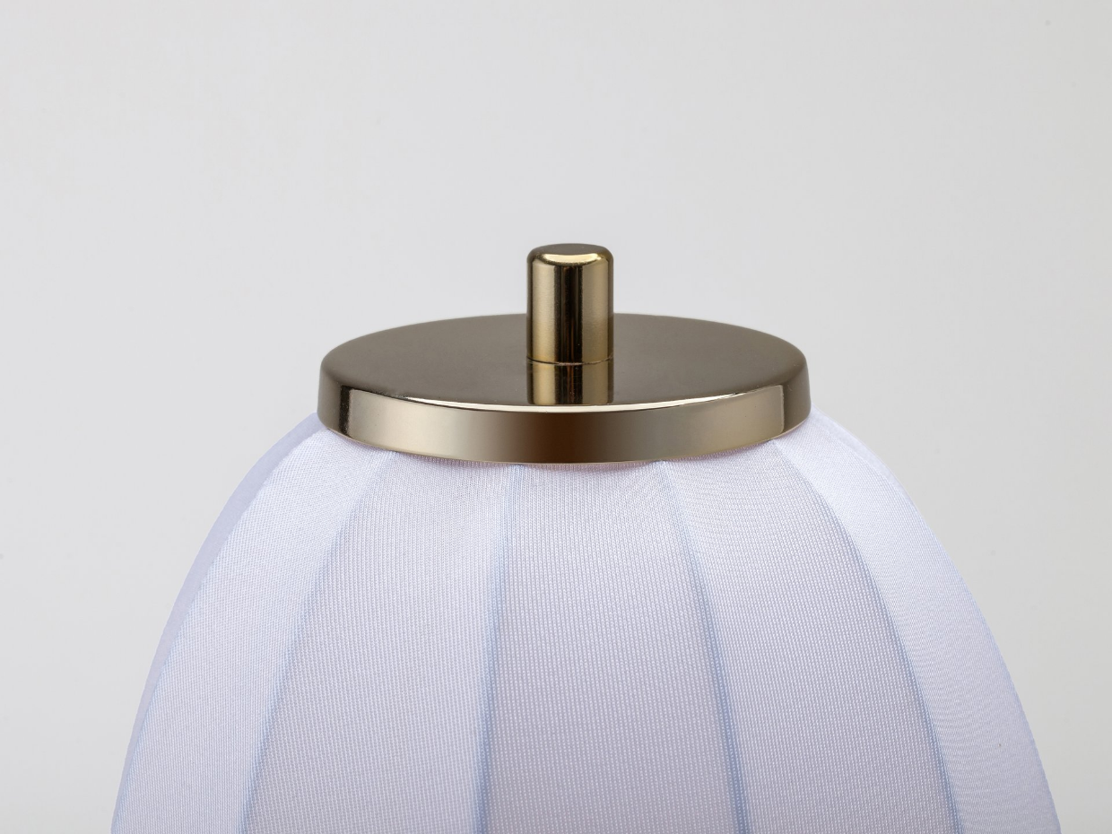 Lampe de table en tissu doux