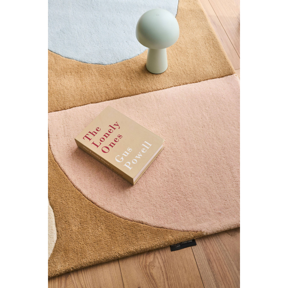 Tapis fait main en laine et coton Pantone