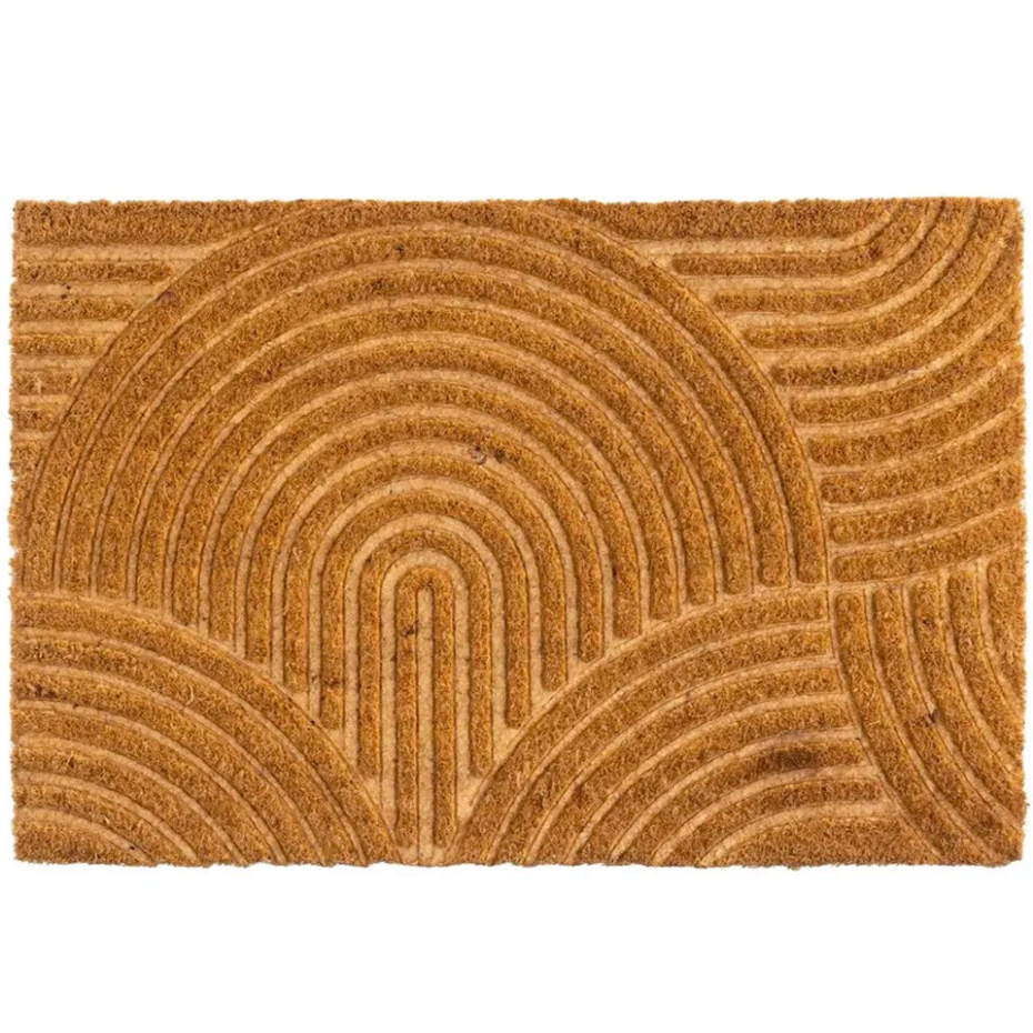 Paillasson coco marron 60x40x1.5cm