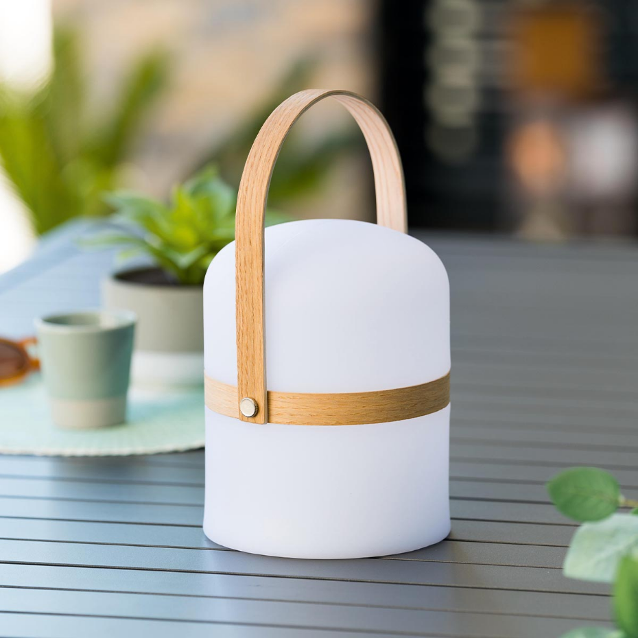 Lampe d'extérieur en bois KIARA