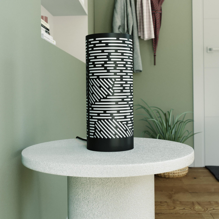 Lampe de table en métal, SLOTS