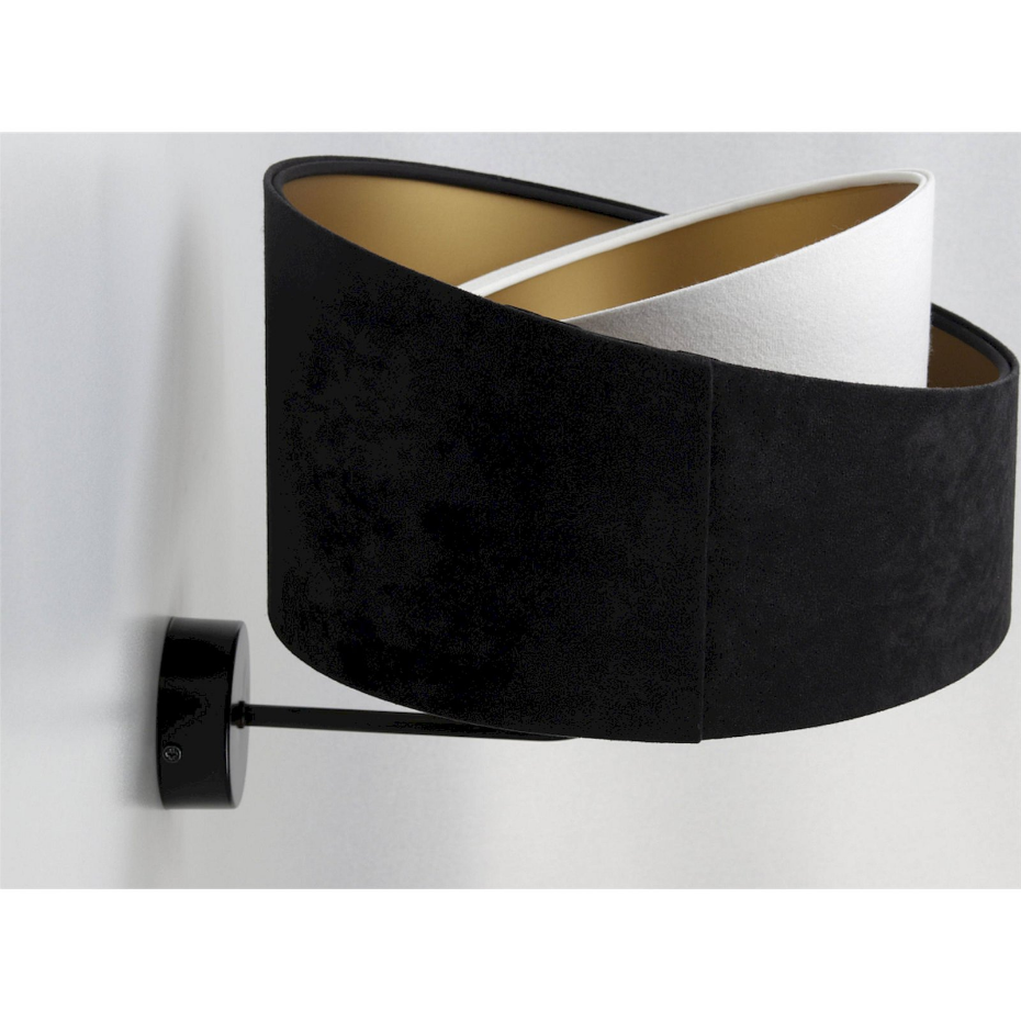 Applique murale rond en velours Galaxy