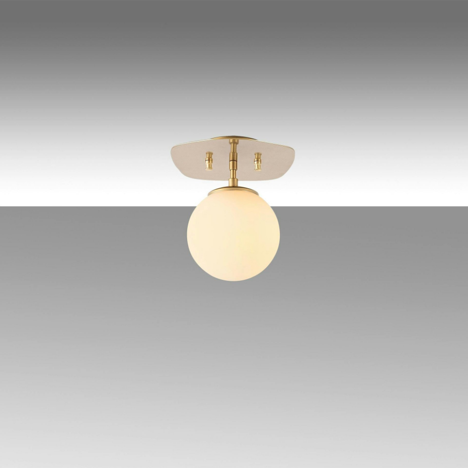 Plafonnier globe – finition dorée chic SIERRE