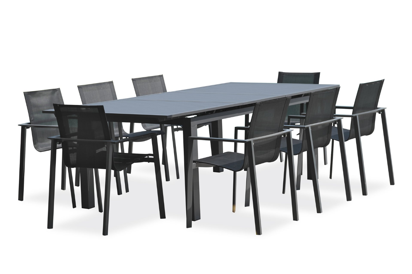 Ensemble repas de jardin en aluminium MIAMI