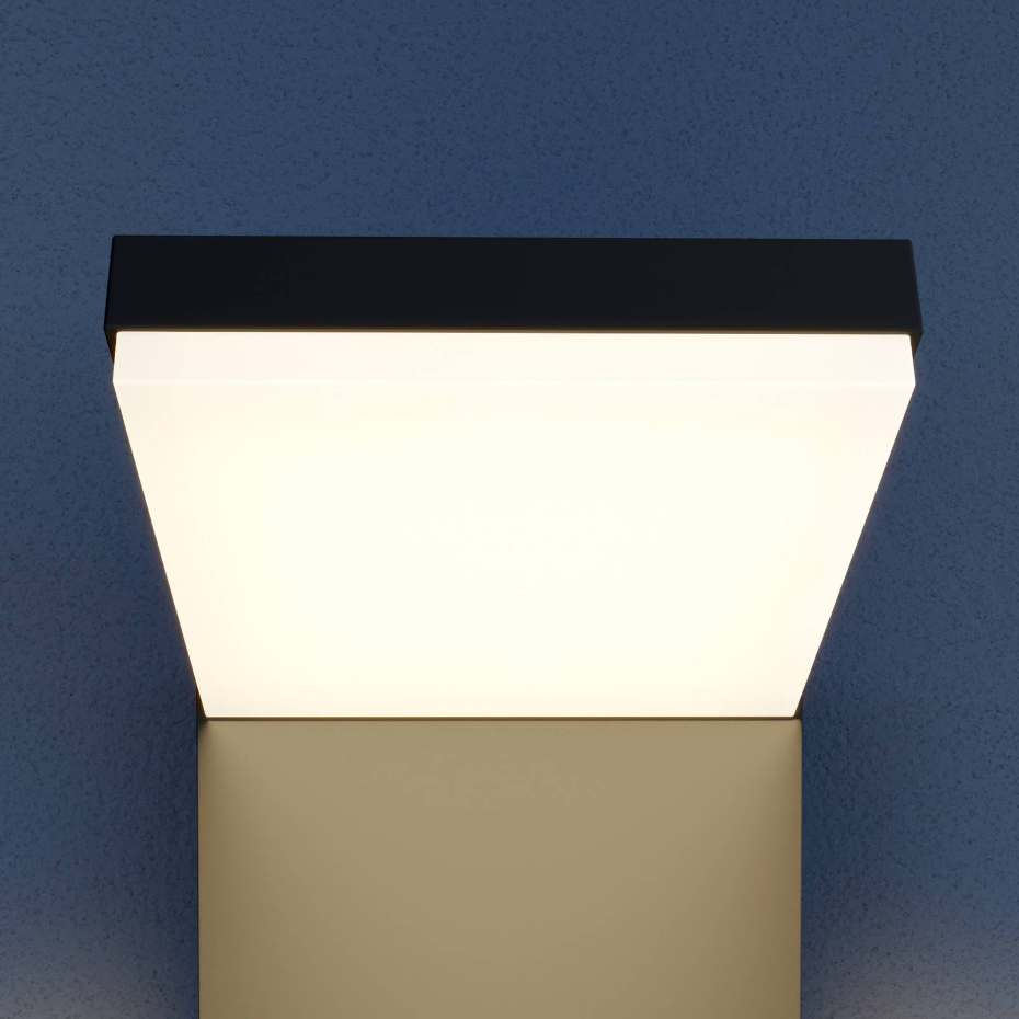 Applique extérieure en aluminium moderneLED