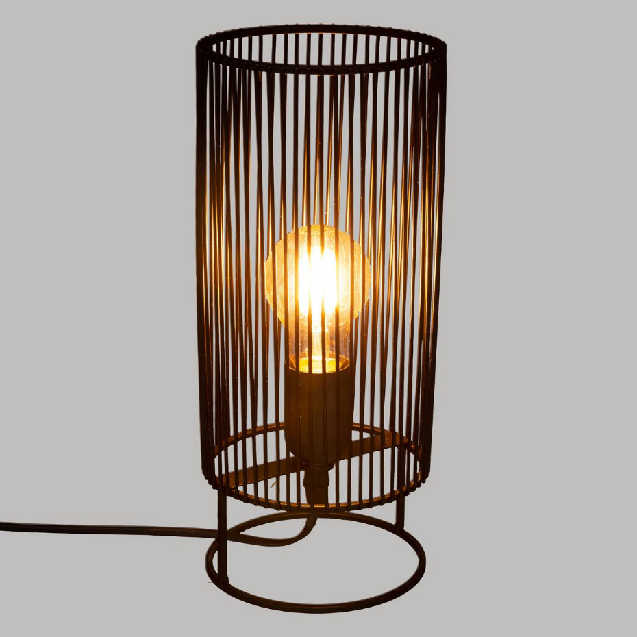 Lampe à poser métal ajouré NORA