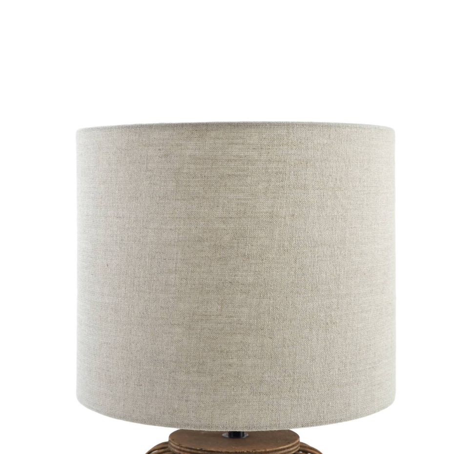 Lampe à poser en textile traditionnelle