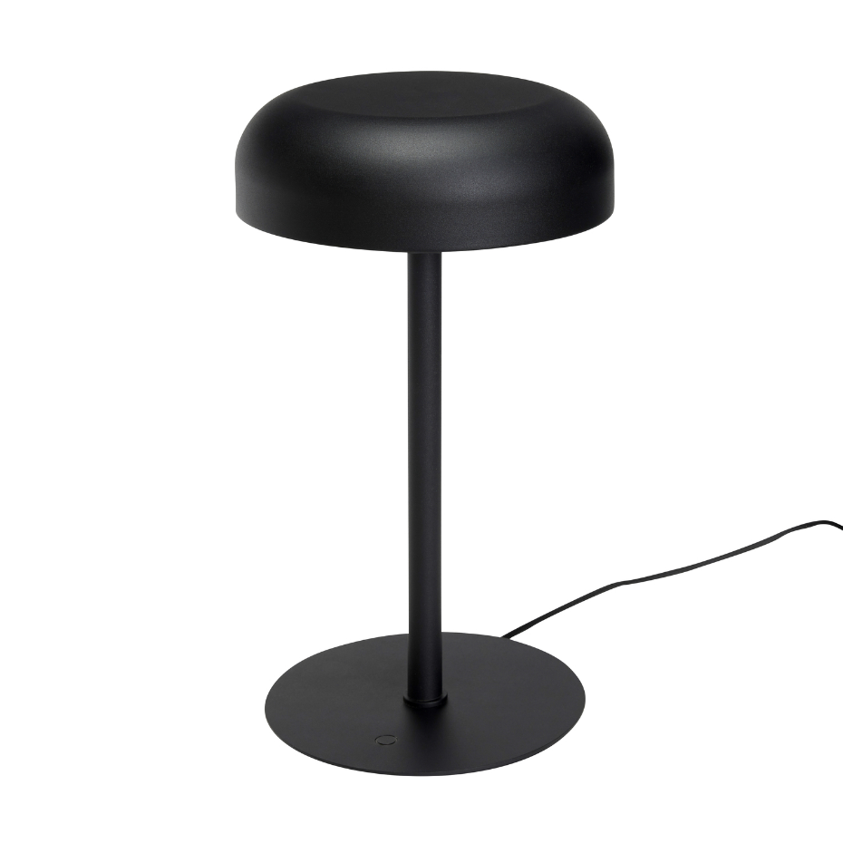 Lampe de table en fer et polycarbonate VELO.