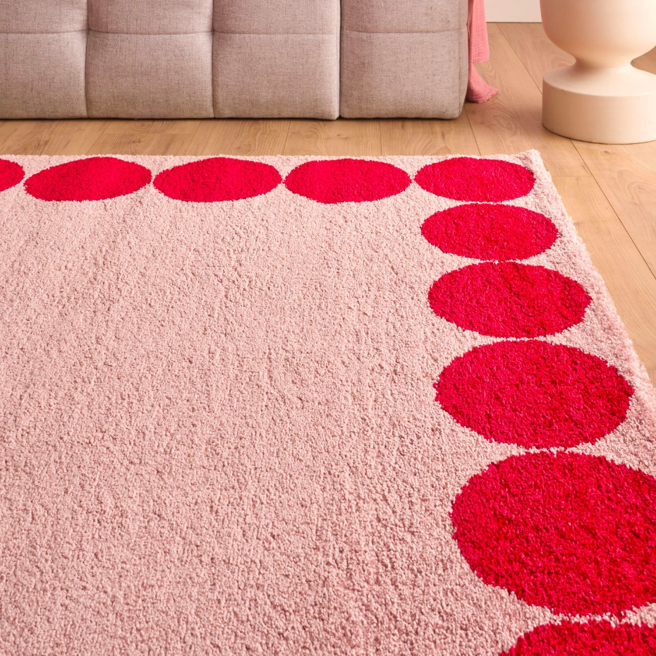 Tapis de salon vintage à poids GROOVY