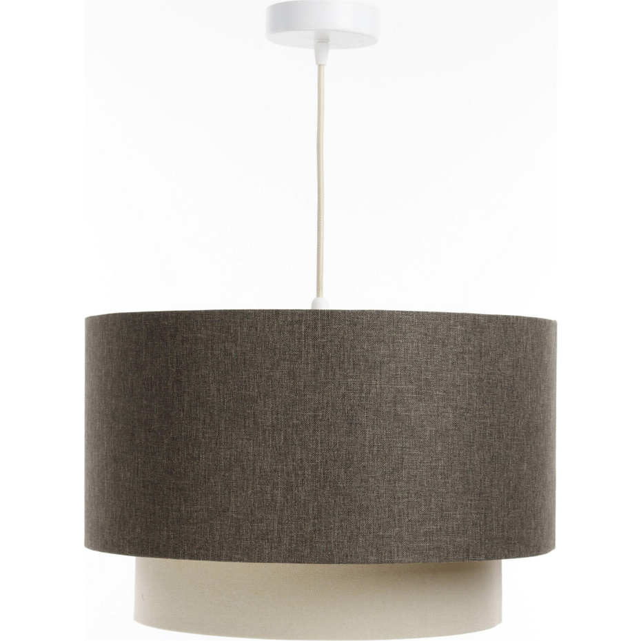 Suspension ronde en tissu style boho elegant